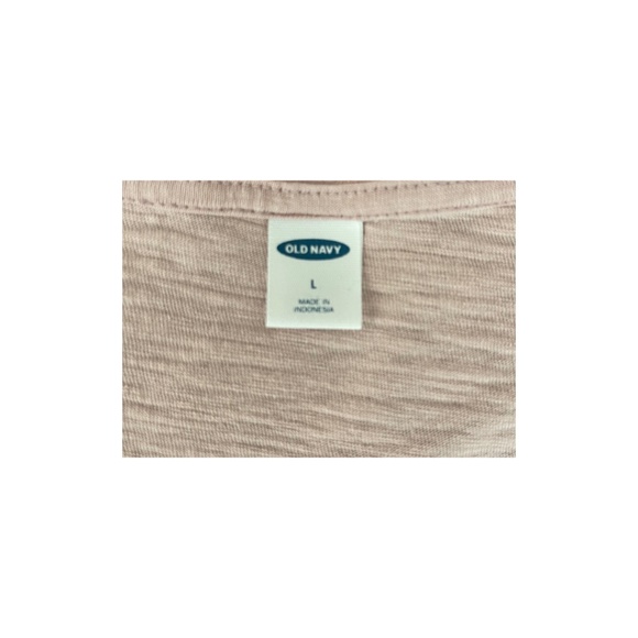 Old Navy Women's Slub-Knit T-shirt w/ Ruffled Sleeves, L - Picture 3 of 3